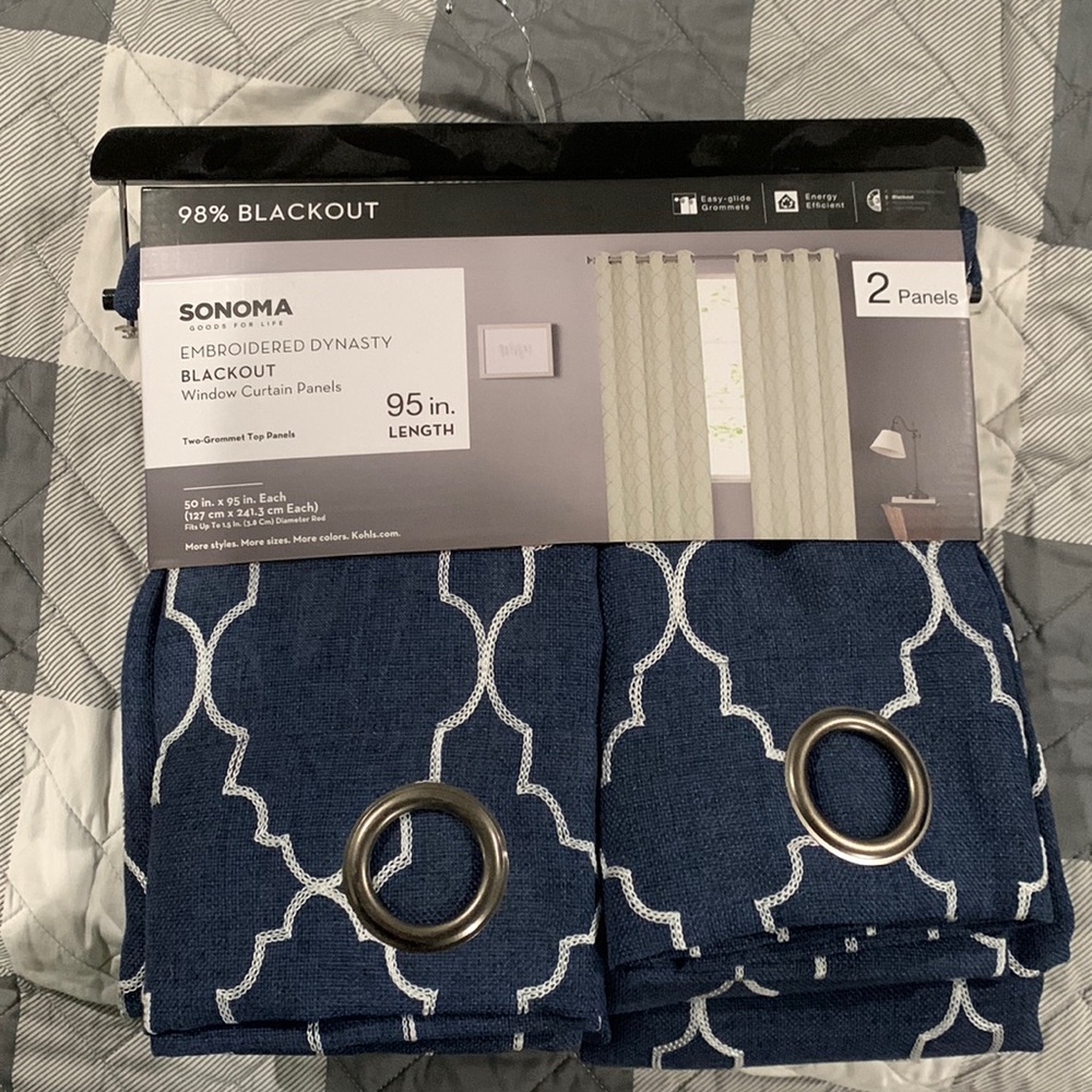 Sonoma 95in long set of 2 curtains
